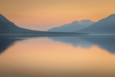Закат на озере Капчук, плато Путорана