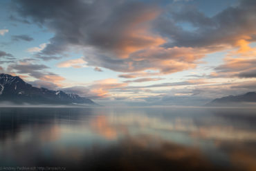 Рассвет на озере Лама, плато Путорана
