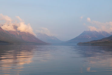 Озеро Лама, видно долину Бунисяк