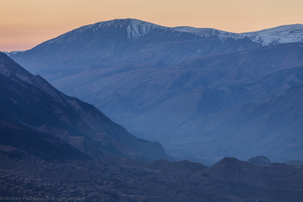 Горы Дагестана с видовой точки Матлас