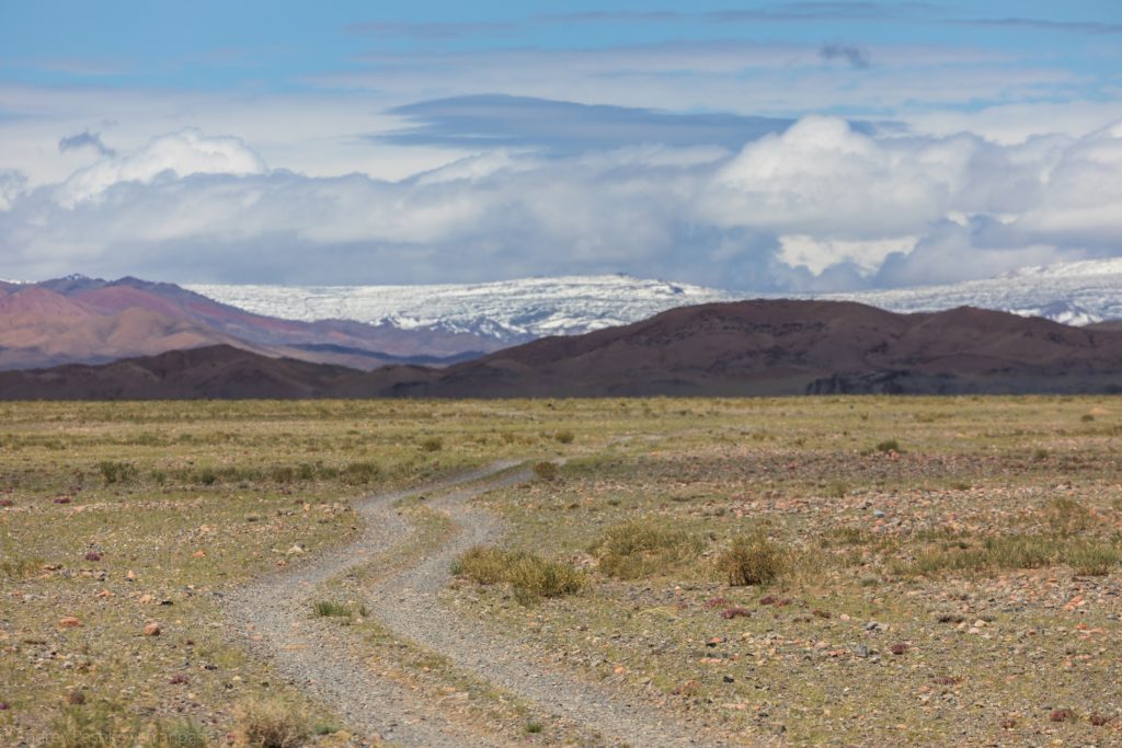 Дорога к озеру Ачит Нуур, Монголия
