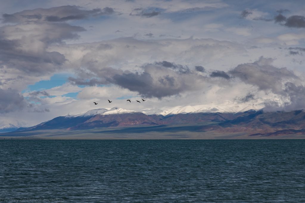 Озеро Урэг-Нур в Монголии