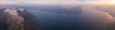 Панорама озера Лама от п-ова Каменный