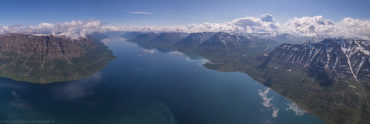 Панорама озера Лама от р. Кураанах на восток. Плато Путорана