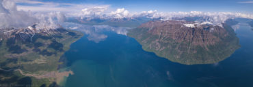 Панорама озера Лама, плато Путорана.