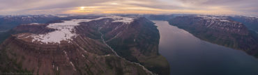 Долина Безымянного ручья и озеро Лама.