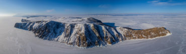 Панорама острова Ольхон, мыс Хобой, Байкал