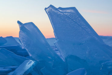 Лёд Байкала, пастельные тона