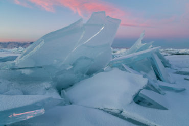 Лёд Байкала, пастельные тона