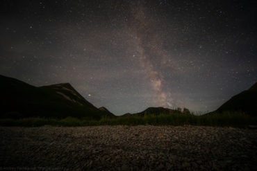Звёздное небо в Русской бухте, Камчатка